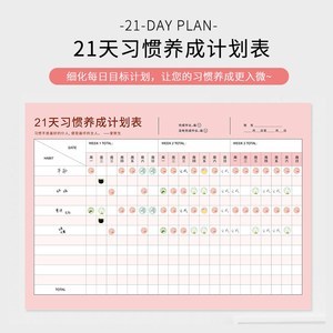 100天目標規劃與每日習慣打卡指南